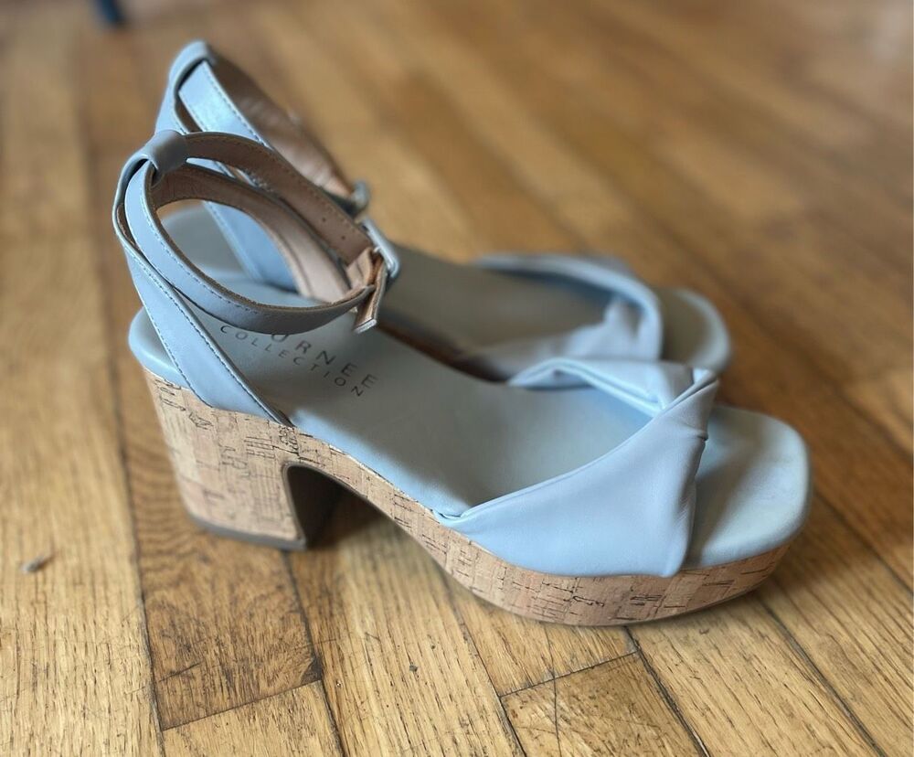 Journee Collection Gray Heels Women’s 6